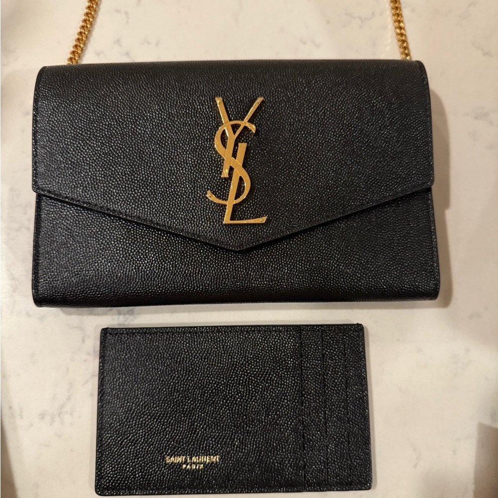 YSL (Yves Saint Laurent) Uptown Chain Wallet Bag